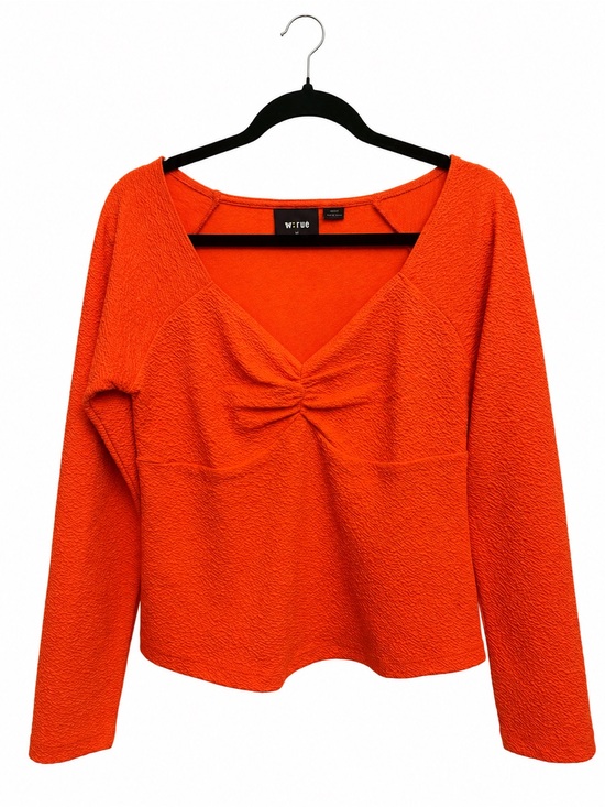 Anthropologie Tops - Anthropologie Maeve Sweetheart Textured Top NWT Medium Orange